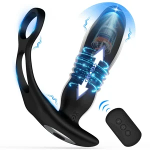 Jackhammer 3-in-1 Thrusting Anal Vibrator