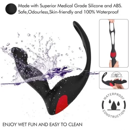 Men's Prostate Vibrator & Cock Ring - Image 3