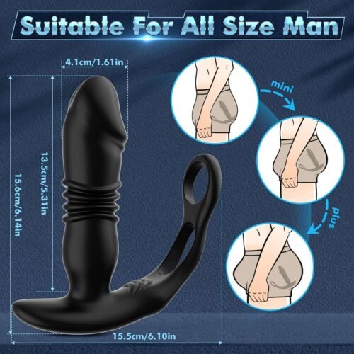 Jackhammer 3-in-1 Thrusting Anal Vibrator - Image 5