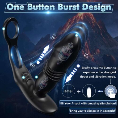 Jackhammer 3-in-1 Thrusting Anal Vibrator - Image 7